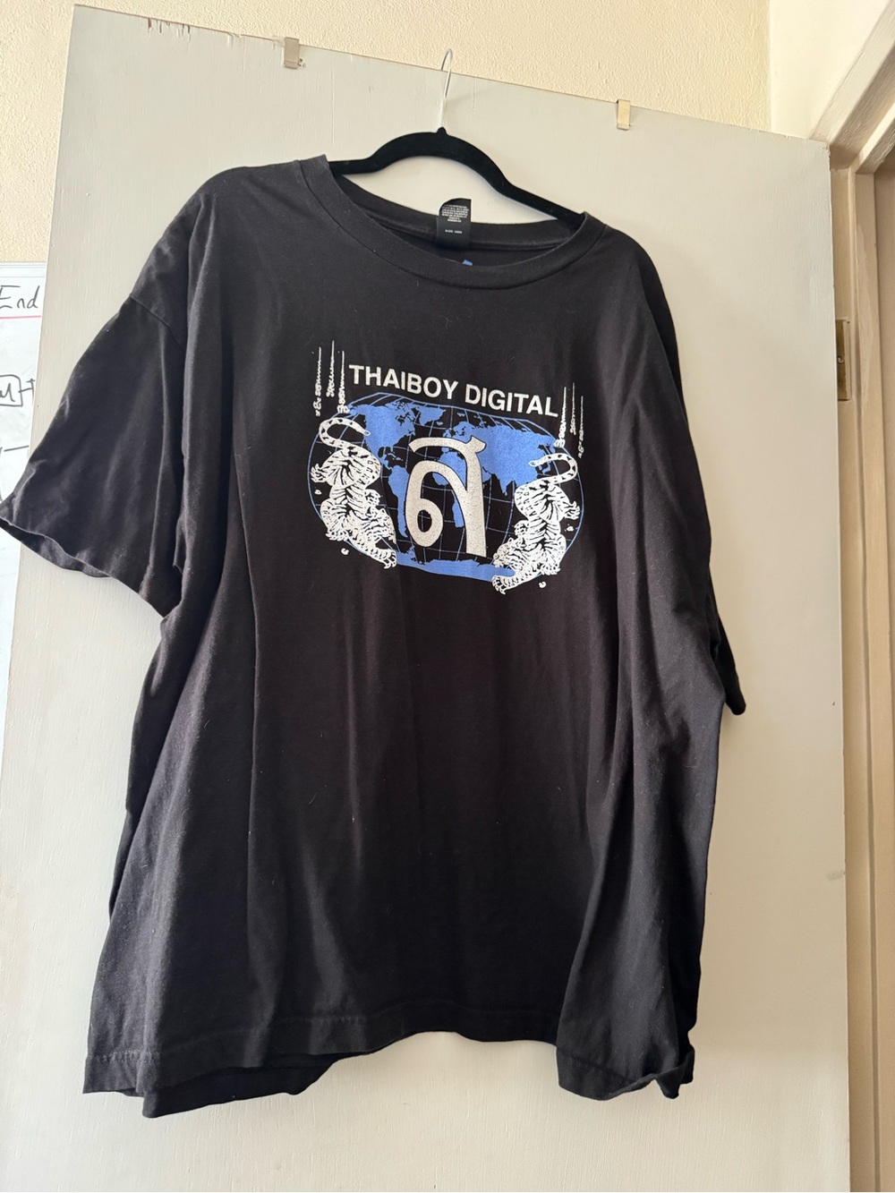 Black THAIBOY DIGITAL tiger Graphic Short-Sleeve Tee